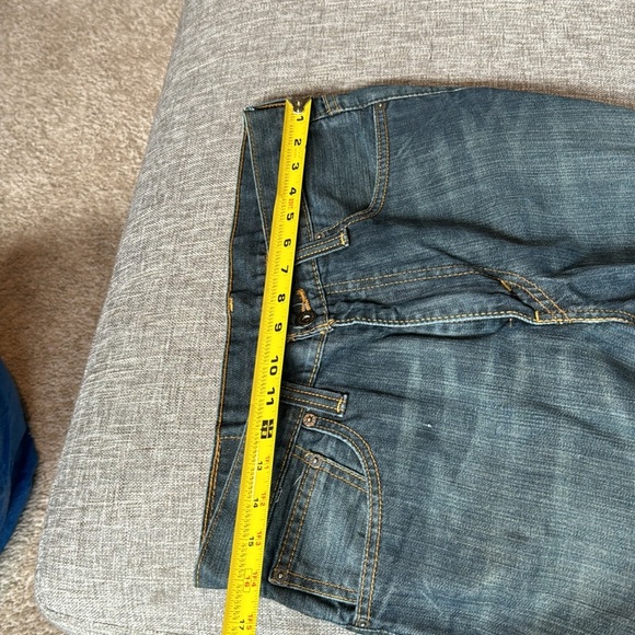 Levis 521 Slim tapered Blue Denim  Zip Fly - Picture 6 of 10